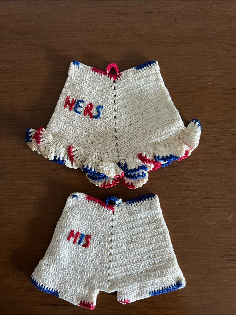 Vintage Handmade Crochet Pot Holders